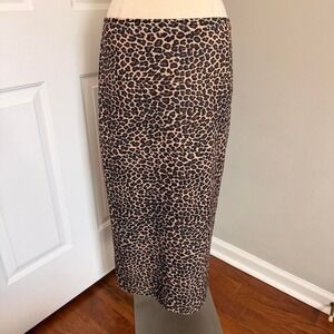 VINTAGE‎ CHEETAH PRINT FIORLINI INTERTNATIONAL MAXI SKIRT